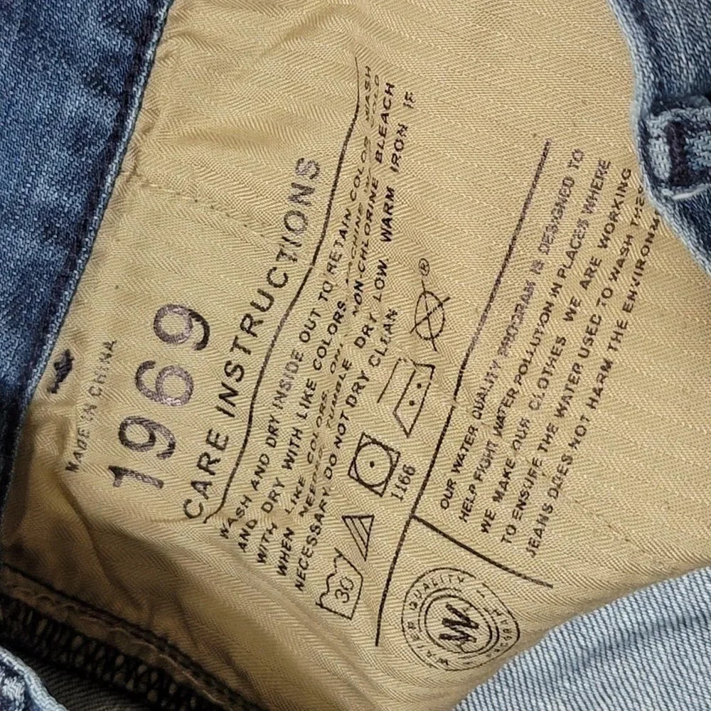 GAP Real Straight Trouser Jeans Classic Denim Sz 28 /6R Casual Flat front pocket - Picture 6 of 7